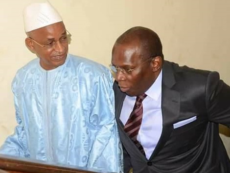 Cellou Dalein Diallo, leader de l'UFDG et le premier Ministre  Kassory Fofana