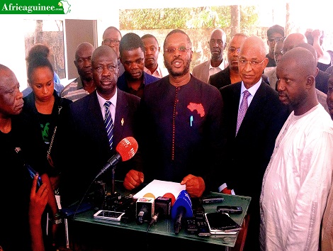Des acteurs politiques de l'opposition guinéenne