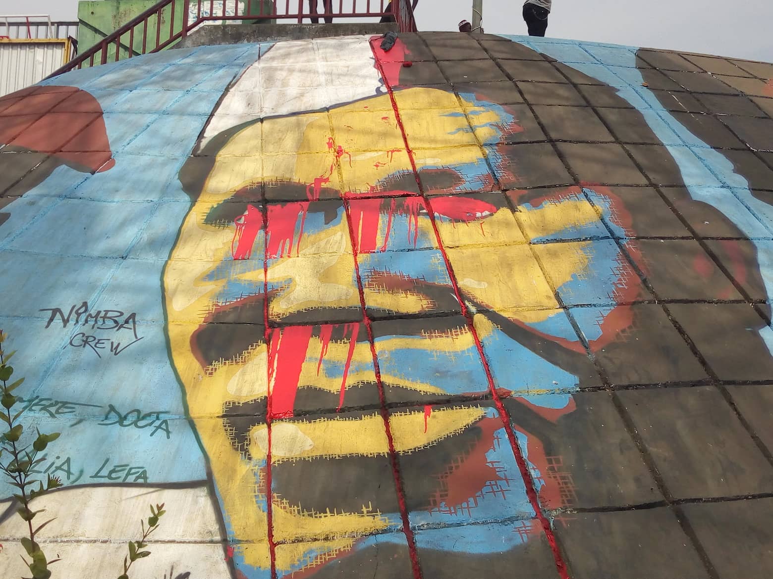 Feature image Graffiti de Sékou Touré à Conakry