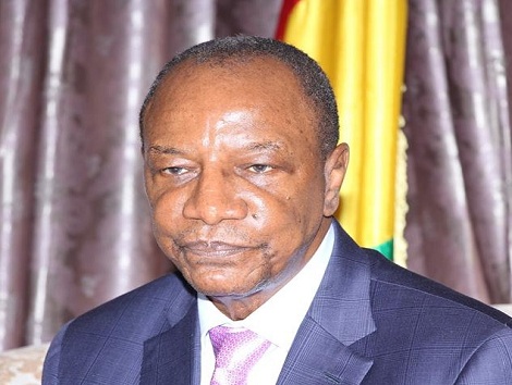 Le président de la République de Guinée, Pr Alpha Condé