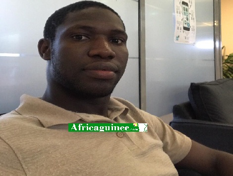 Bangaly Kourouma, secrétaire général de l’association des jeunes et étudiants guinéens à Lyon