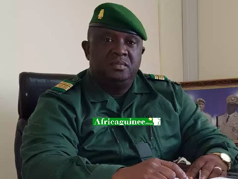 Colonel Aliou Diakité, porte-parole des forces armées guinéennes