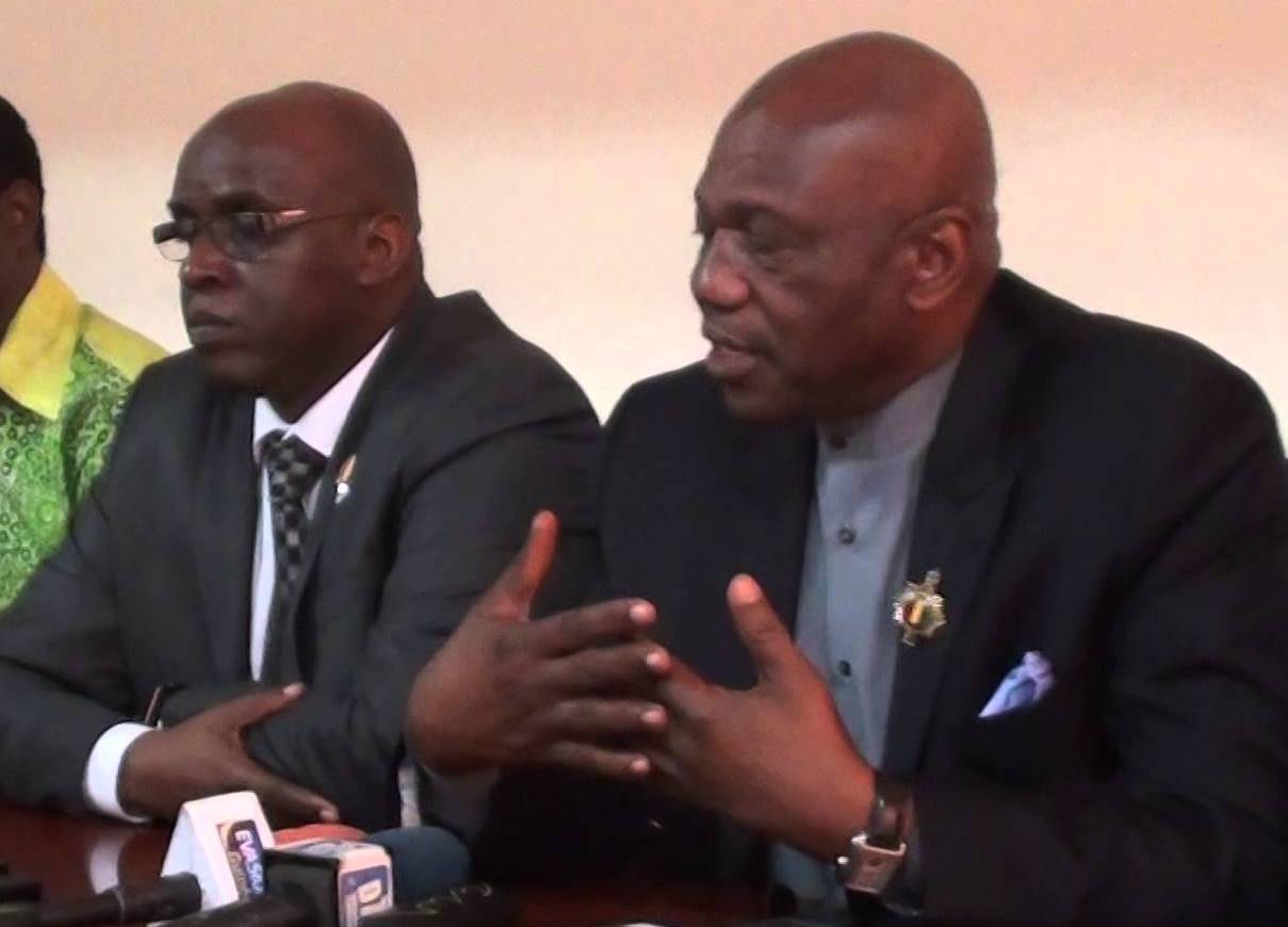 Dr Fodé Oussou Fofana et Amadou Damaro Camara