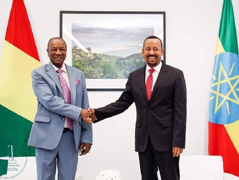 Feature image Le Président de la République de Guinée, Alpha Condé et Abiy AHMED, Premier Ministre d'Ethiopie
