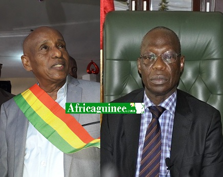 Feature image Souleymane Taran Diallo maire élu de Ratoma et le ministre Bouréma Condé