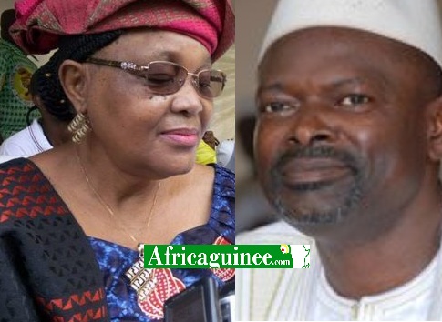 Feature image Rabiatou Sérah Diallo et Mohamed Said Fofana, respectivement présidente du CE et médiateur de la réppublique