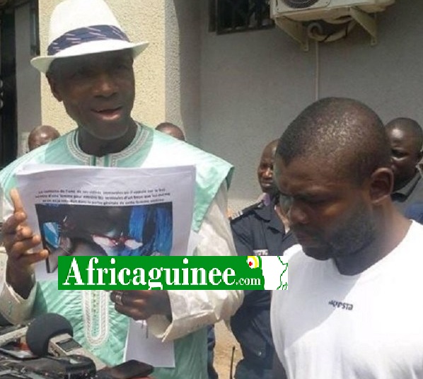 Le Directeur des Services Spéciaux, Colonel Moussa Thiegboro Camara et Alsény Sakho