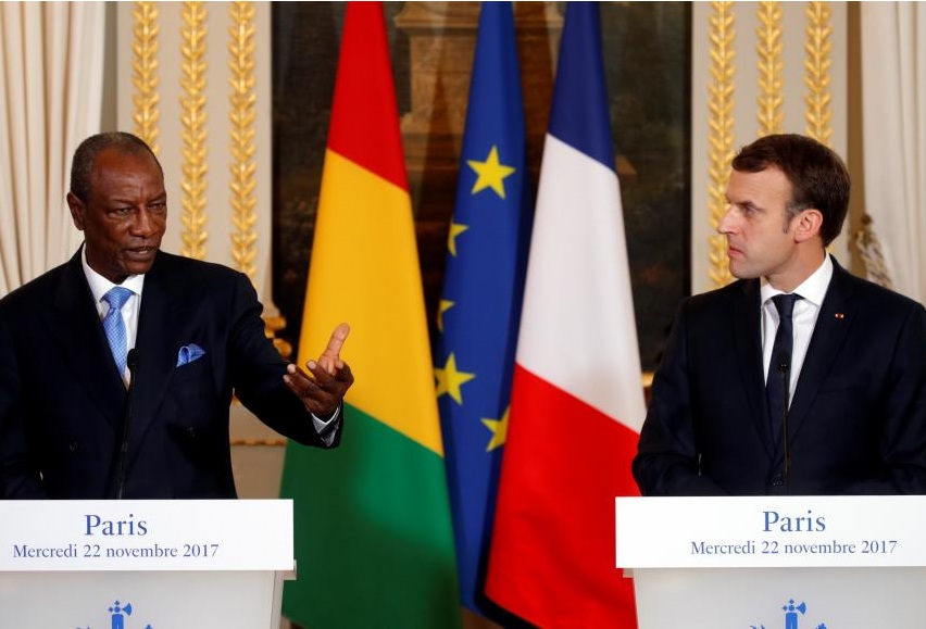 Feature image Alpha Condé et Emmanuel Macron