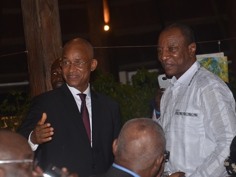 Cellou Dalein Diallo, leader de l'UFDG et Alpha Condé, président de la république
