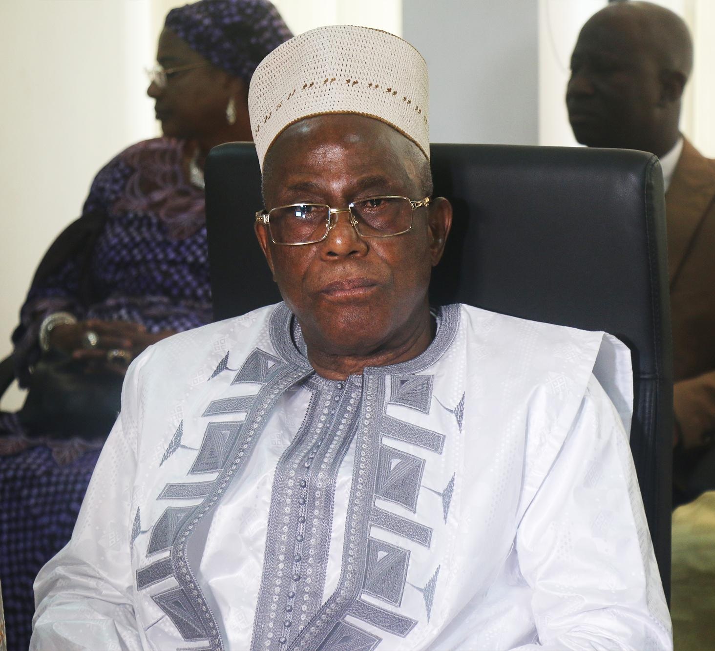 Feature image Mohamed Lamine Fofana, lors de son installation dans ses fonctions de ministre de la justice par intérim