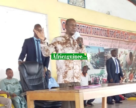 Feature image Alpha Condé, Président de la République de Guinée au siège du RPG arc en ciel