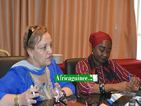 Feature image Chantal Cole, point focal régional de l’Arei pour l’Afrique de l’Ouest et Safiatou Alzouma Nouhou, directrice de l’IDU (Unité indépendante de mise en œuvre)