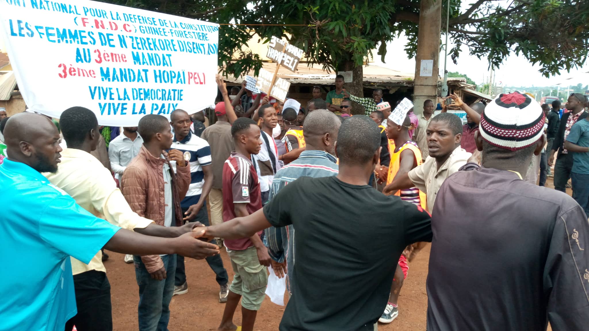 Manifestation à Nzérékoré contre le troisième mandat