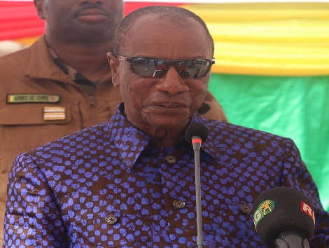 Alpha Condé, président de la République de Guinée