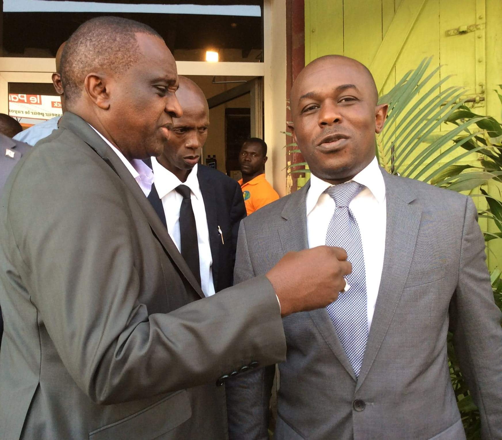Feature image Antonio Souaré, président de la féguifoot et le déchu Amadou Diaby
