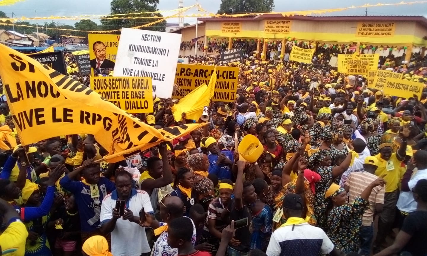 Manifestation du RPG arc-en-ciel à Siguiri