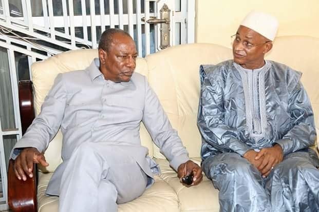 Alpha Condé, Président de la République de Guinée et Cellou Dalein Diallo, chef de file de l'opposition