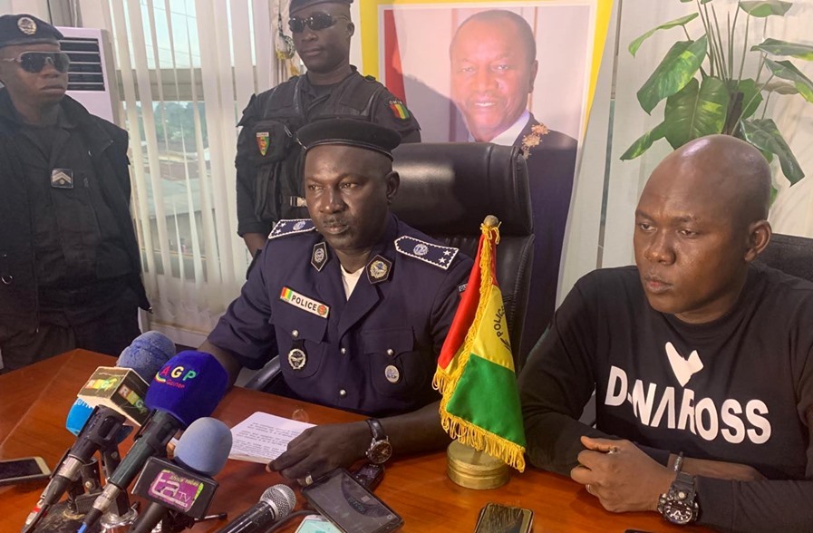 Feature image Mamadou Camara, porte-parole de la police
