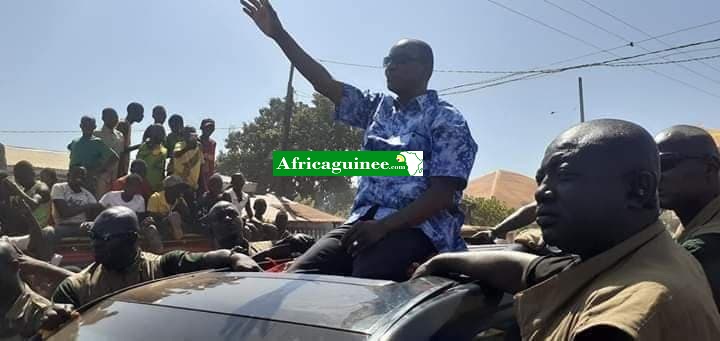 Réception du Président Alpha Condé à Siguiri