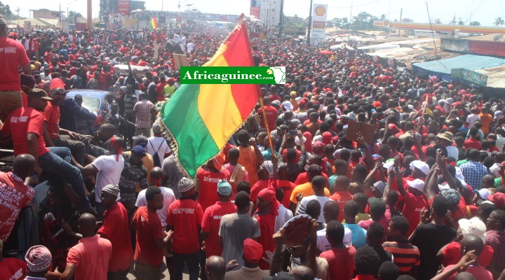 Manifestation contre le troisième mandat en Guinée