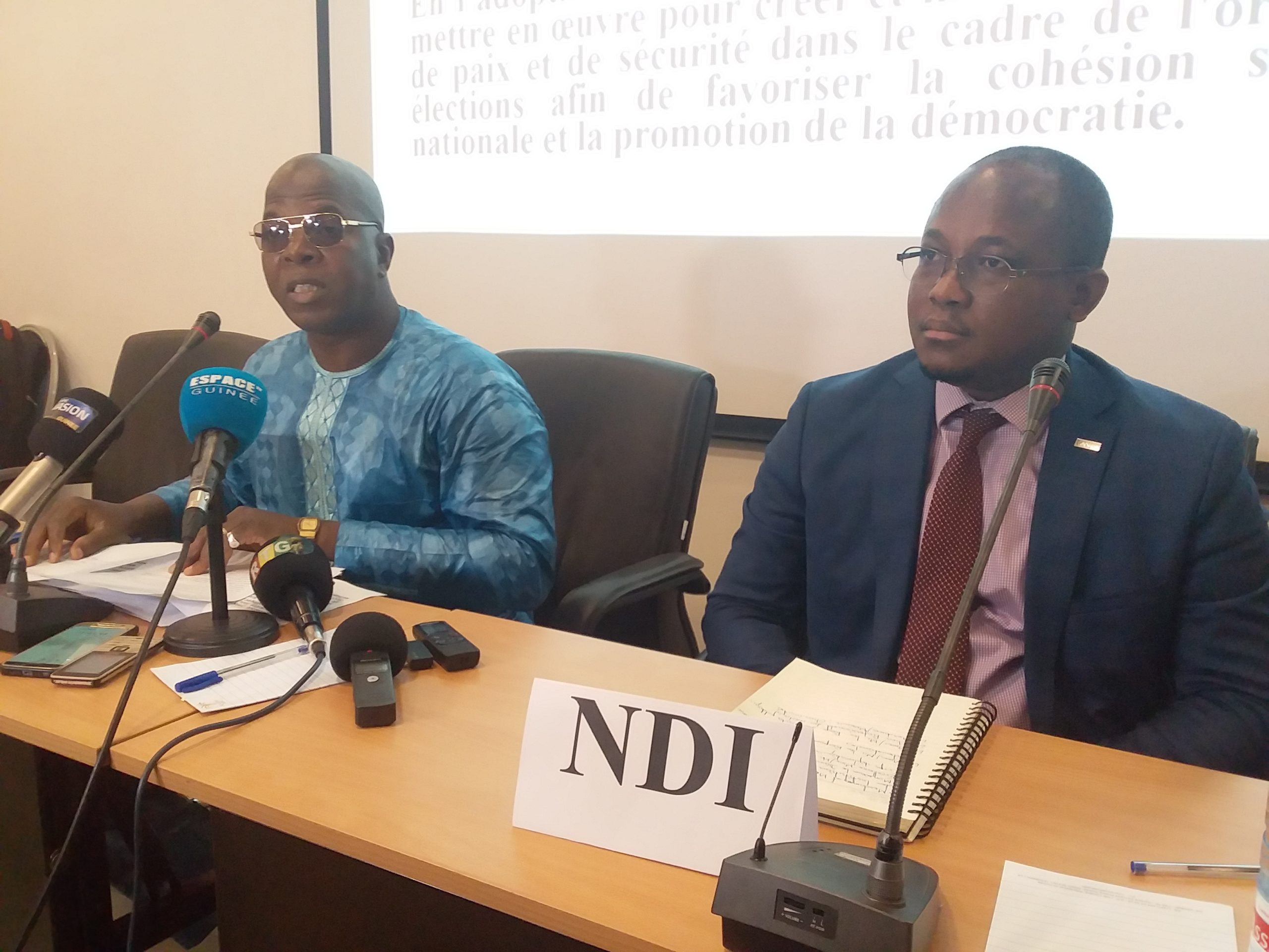 Le directeur résident  de NDI en Guinée Paul Amegakpo