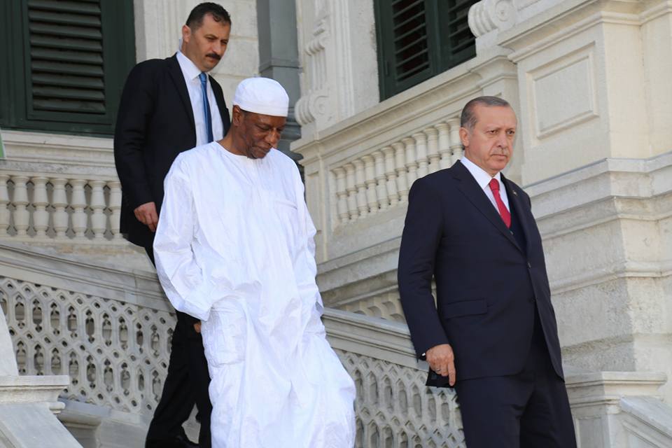 Alpha Condé et Erdogan, image d'archive