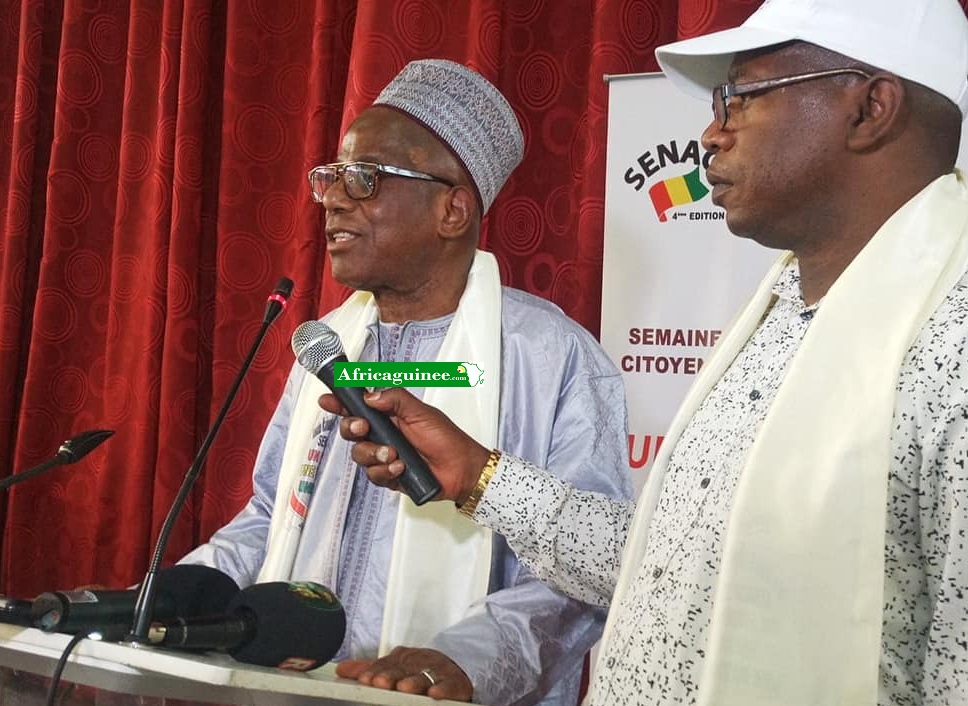 Le ministre Mohamed Lamine Fofana clôturant la SENACIP