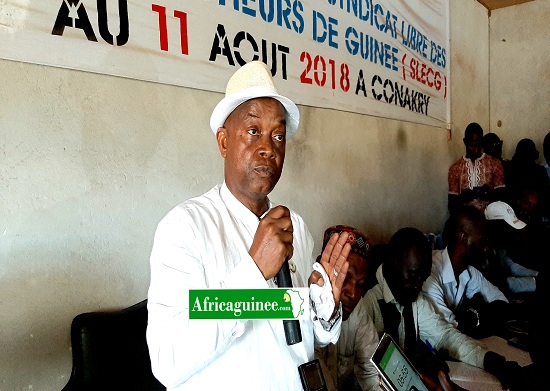 Aboubacar Soumah Secrétaire Général du SLECG