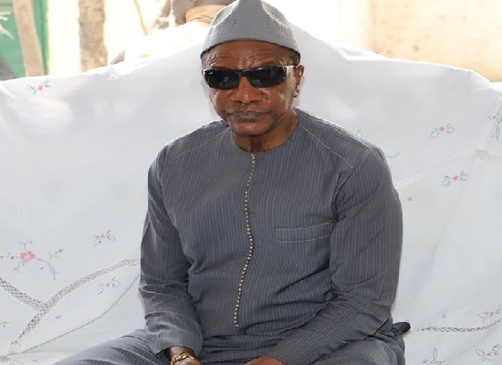 Le président de la République de Guinée, Pr Alpha Condé à Fria