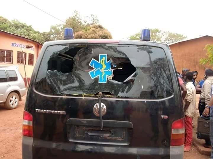 L'ambulance que conduisait maître Diouma