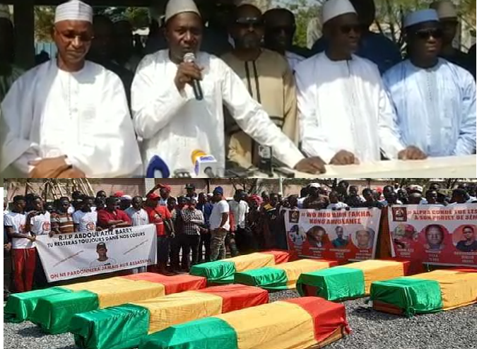 Feature image Inhumation des victimes des violences liées au changement constitutionnel, image d'archive