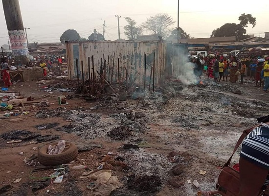 Incendie au Km36