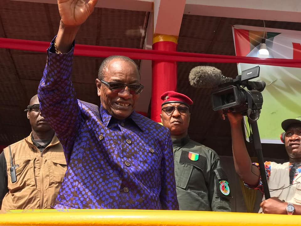 Alpha Condé, Président de la République de Guinée à Kindia