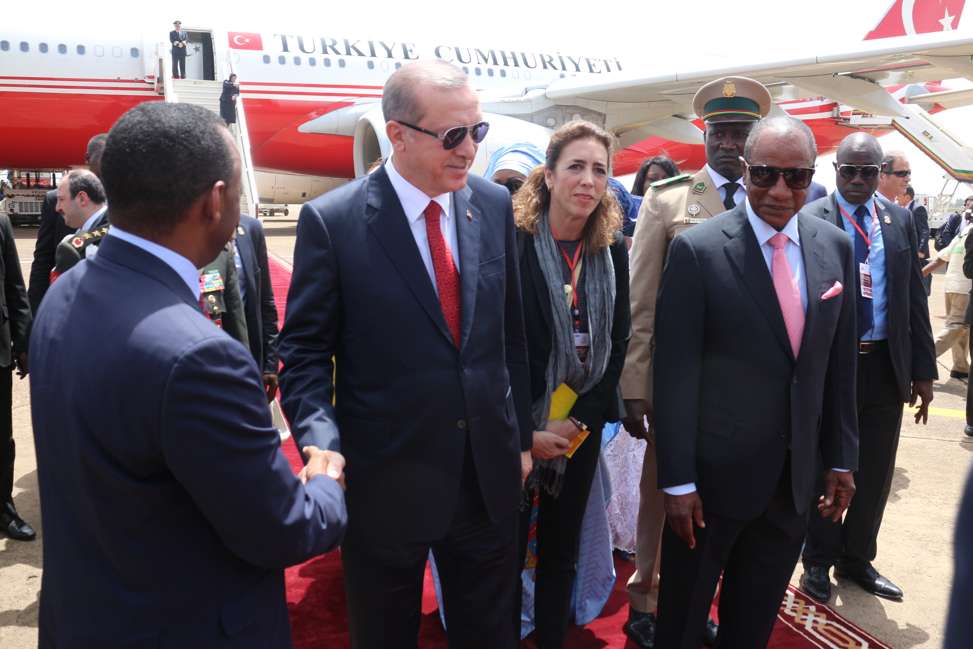 Feature image Alpha Condé et Recep Tayyip Erdoğan à Conakry