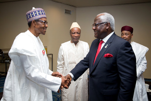 Feature image Mamamdou Buhari, Alpha Condé, Mahamadou Issoufou, Ernest Bai Koroma