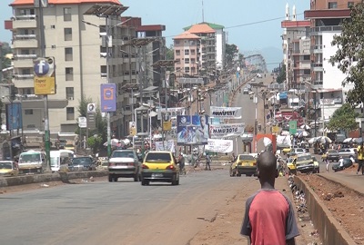 Une vue de l'autoroute le Prince à Koloma Conakry