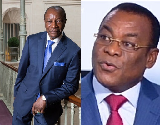Feature image Alpha Condé, Président de la République de Guinée et Affi N'Guessan photo montage Africaguinee.com
