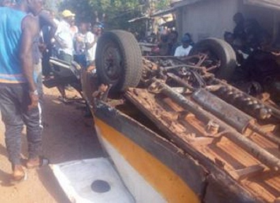 Accident de circulation à Dubreka,  image d'archive