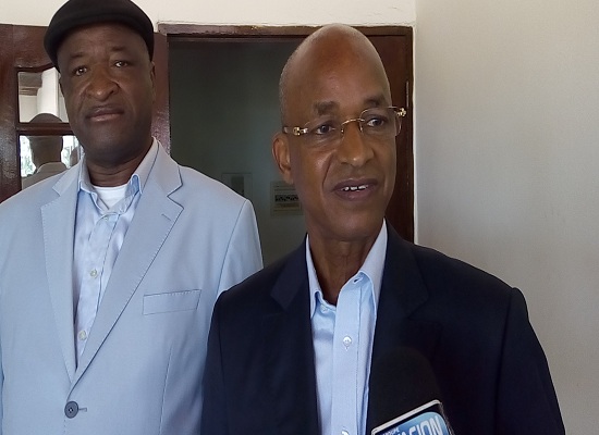 Mamadou Sylla, leader de l'UDG et Cellou Dalein Diallo