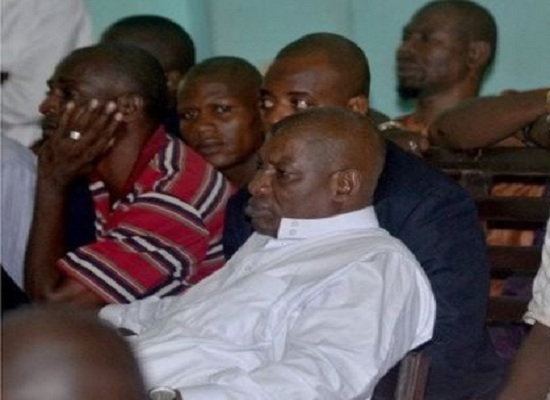 Le commandant AOB lors d'une audience en 2013