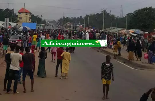 Soulèvement des populations à Coyah contre les exactions des forces de l'ordre