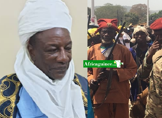 Feature image Alpha Condé, Président de la République de Guinée, Photo montage Africaguinee.com