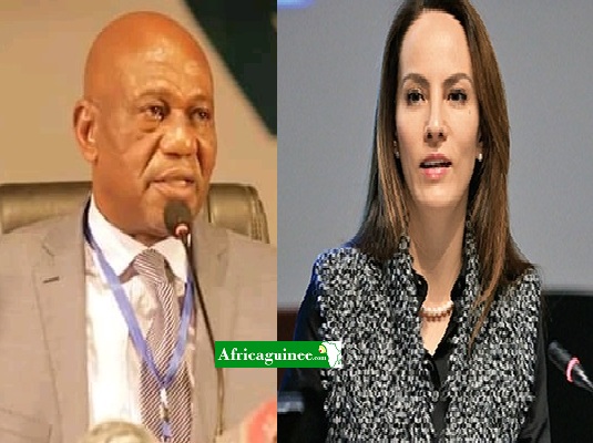 Amadou Damaro Camara et Gabriela Cuevas Barron, photo montage Africaguinee.com