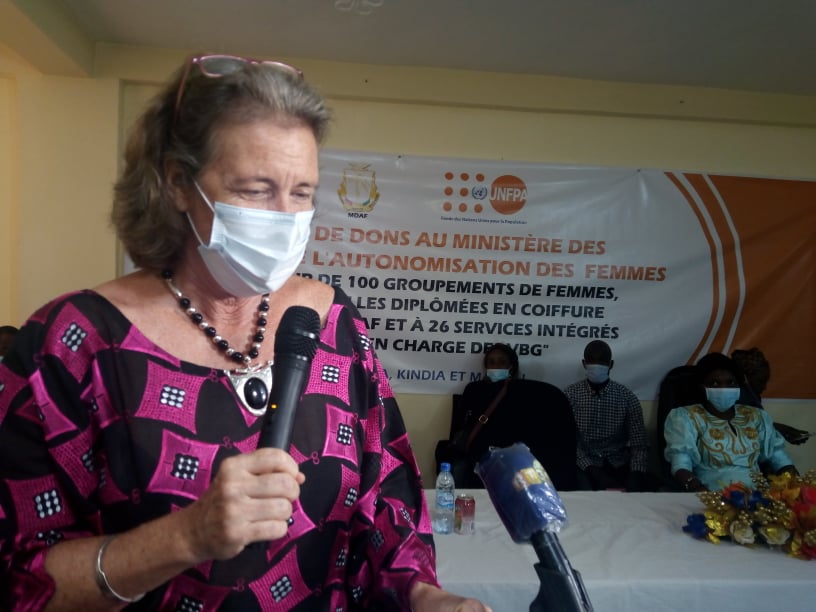 Feature image Barbara Sow, représentante de l’UNFPA en Guinée