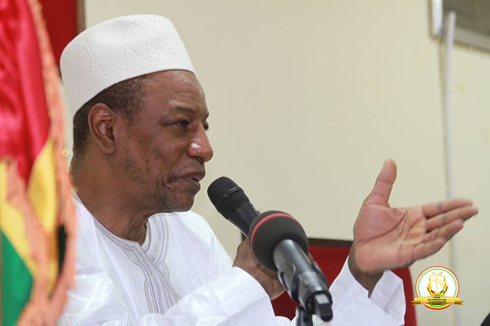Feature image Alpha Condé, président de la République de Guinée