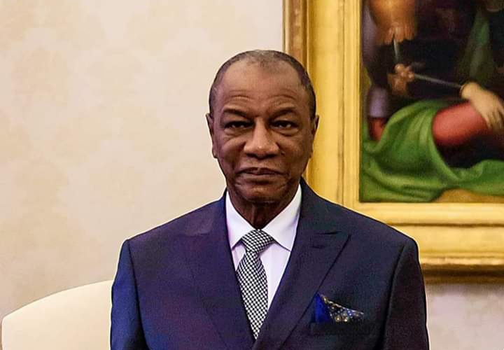 Alpha Condé, président de la République de Guinée