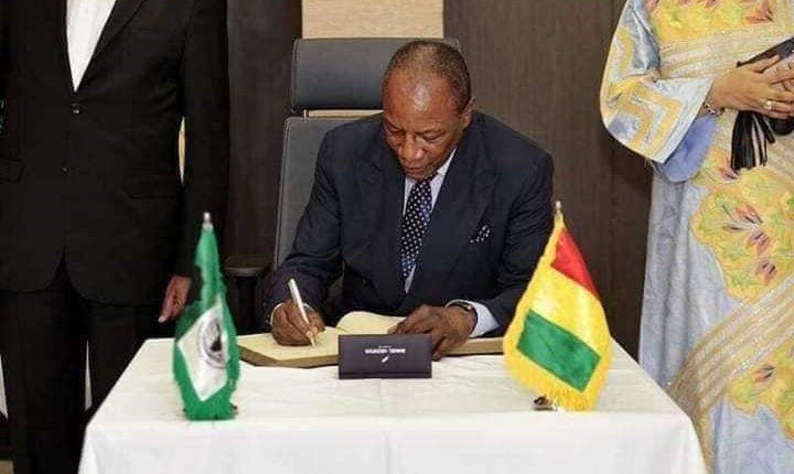 Feature image Alpha Condé, président de la République de Guinée