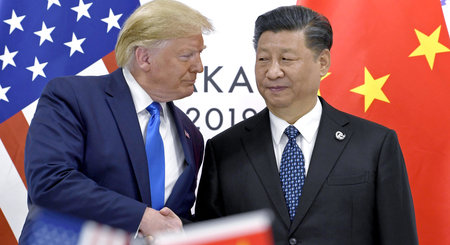 Le président Donald Trump et son homologue chinois Xi-Jinping-Africaguinee.com