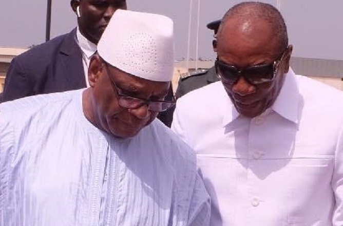 Feature image Alpha Condé, président de la République de Guinée et IBK, président déchu au MALI