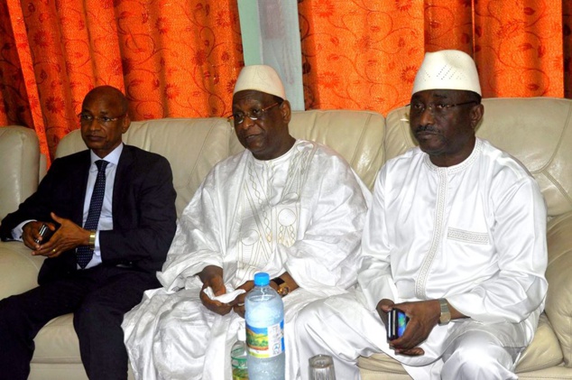 Les anciens premiers ministres Cellou Dalein Diallo, Sidya Touré et Lansana Kouyaté